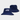 front and back navy JRB bucket hat
