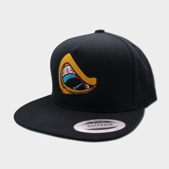 black beast snapback perspective view