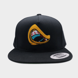 black beast snapback front view