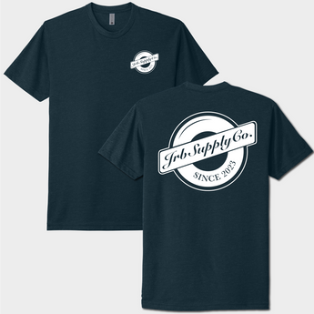 front and back midnight navy vintage supply co t-shirt