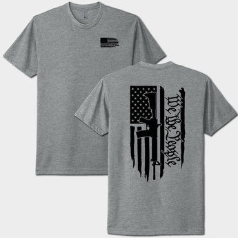 Gray We the People Tee both