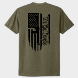 Military Green We the People Tee back